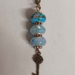 Lampwork bead pendant